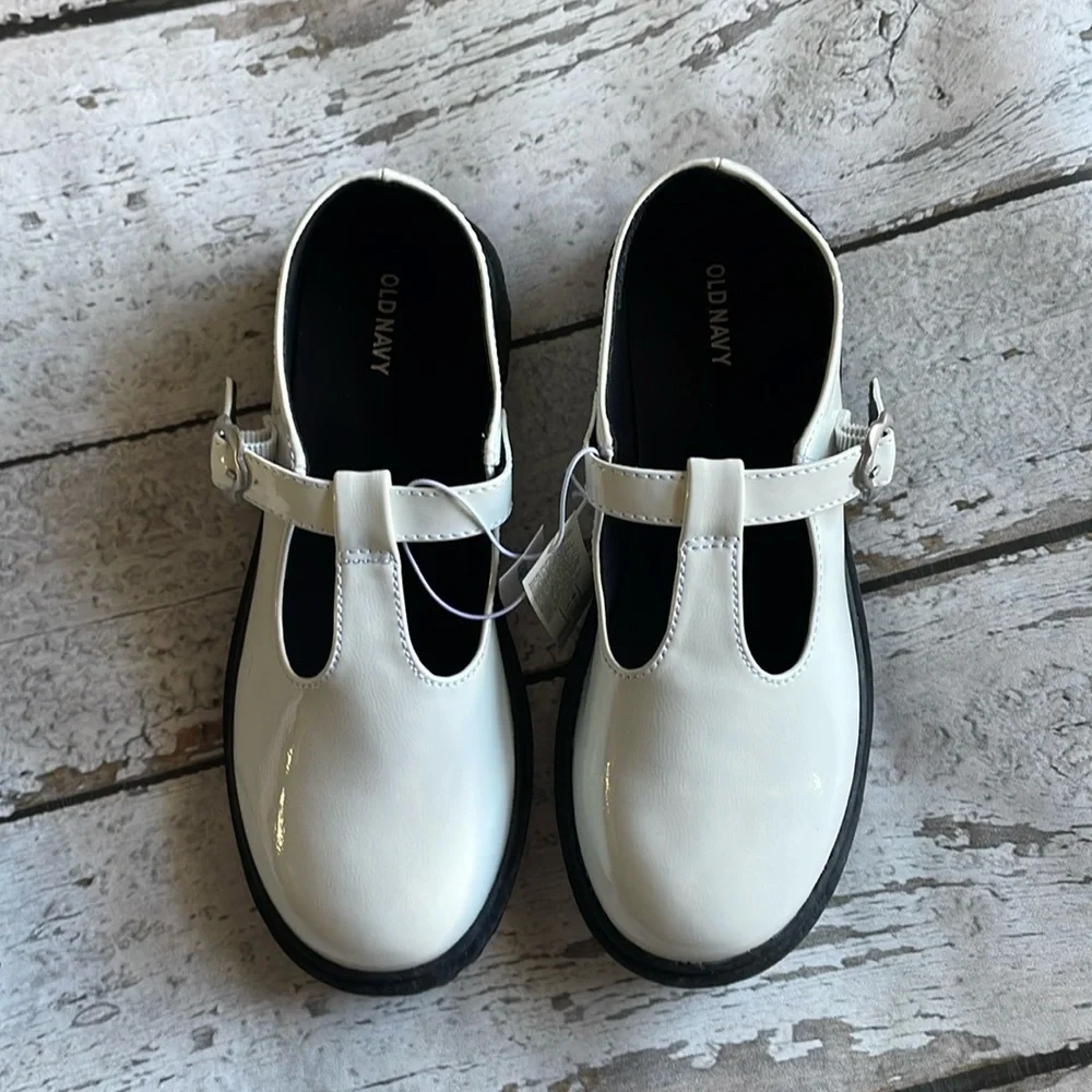 Shiny Faux-Leather Mary-Jane Shoes for Girls - Size 4Y